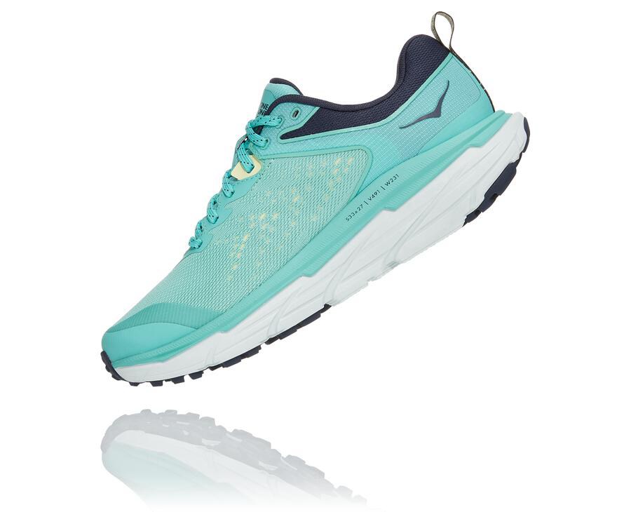 Chaussure Trail Hoka One One Challenger Atr 6 Femme - Bleu/Blanche - ESM-730452